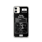 Greatest Warriors Plays iPhone Case: Curry from 62' (2015)