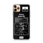 Greatest Warriors Plays iPhone Case: Curry from 62' (2015)