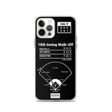 Greatest Astros Plays iPhone Case: 18th Inning Walk-Off (2005)