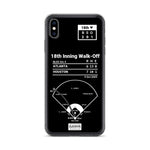 Greatest Astros Plays iPhone Case: 18th Inning Walk-Off (2005)