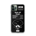 Greatest Astros Plays iPhone Case: Walk-Off Single (2017)