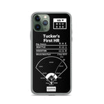 Greatest Astros Plays iPhone Case: Tucker's First HR (2019)