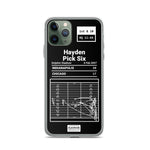 Greatest Colts Plays iPhone Case: Hayden Pick Six (2007)