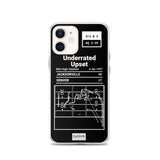 Greatest Jaguars Plays iPhone Case: Underrated Upset (1997)