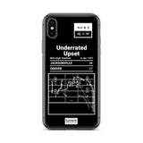 Greatest Jaguars Plays iPhone Case: Underrated Upset (1997)