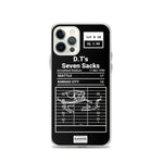 Greatest Chiefs Plays iPhone Case: D.T's Seven Sacks (1990)