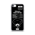 Greatest Dodgers Plays iPhone Case: Gibson's Walk-Off HR (1988)