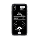 Greatest Dodgers Plays iPhone Case: "Nice swing" (2020)