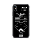 Greatest Dodgers Plays iPhone Case: The Double Steal (2020)