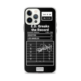 Greatest Rams Plays iPhone Case: E.D. Breaks the Record (1984)