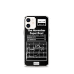 Greatest Rams Plays iPhone Case: The November Super Bowl (2018)