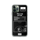 Greatest Grizzlies Plays iPhone Case: The Lob to Lee (2015)