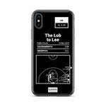 Greatest Grizzlies Plays iPhone Case: The Lob to Lee (2015)