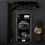 Greatest Grizzlies Plays iPhone Case: Weber's Debut Bucket (2016)