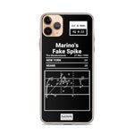 Greatest Dolphins Plays iPhone Case: Marino's Fake Spike (1994)