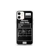 Greatest Dolphins Plays iPhone Case: Marino's Fake Spike (1994)