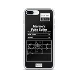 Greatest Dolphins Plays iPhone Case: Marino's Fake Spike (1994)