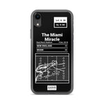 Greatest Dolphins Plays iPhone Case: The Miami Miracle (2018)