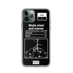 Greatest Heat Plays iPhone Case: Wade steal and winner (2009)