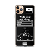 Greatest Heat Plays iPhone Case: Wade steal and winner (2009)