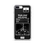 Greatest Heat Plays iPhone Case: Wade steal and winner (2009)