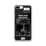 Greatest Heat Plays iPhone Case: Wade steal and winner (2009)