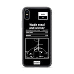 Greatest Heat Plays iPhone Case: Wade steal and winner (2009)