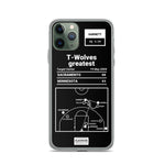 Greatest Timberwolves Plays iPhone Case: T-Wolves greatest (2004)