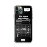 Greatest Vikings Plays iPhone Case: The Moon at Lambeau (2005)