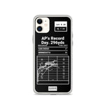 Greatest Vikings Plays iPhone Case: AP's Record Day. 296yds (2007)