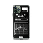 Greatest Vikings Plays iPhone Case: Minneapolis Miracle (2018)