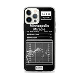 Greatest Vikings Plays iPhone Case: Minneapolis Miracle (2018)