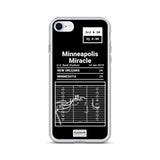 Greatest Vikings Plays iPhone Case: Minneapolis Miracle (2018)