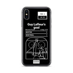 Greatest Canadiens Plays iPhone Case: Guy Lafleur's goal (1979)