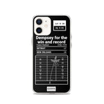 Greatest Saints Plays iPhone Case: Dempsey for the win and record (1970)