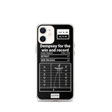 Greatest Saints Plays iPhone Case: Dempsey for the win and record (1970)