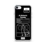 Greatest Predators Plays iPhone Case: A Historic Sweep (2017)