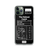 Greatest Giants Plays iPhone Case: The Helmet Catch (2008)