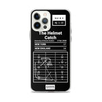 Greatest Giants Plays iPhone Case: The Helmet Catch (2008)