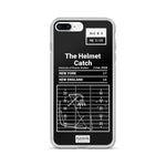 Greatest Giants Plays iPhone Case: The Helmet Catch (2008)