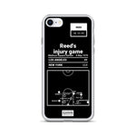 Greatest Knicks Plays iPhone Case: Reed's injury game (1970)