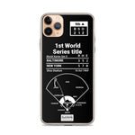 Greatest Mets Plays iPhone Case: 1st World Series title (1969)