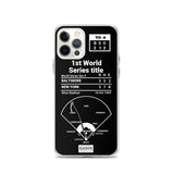 Greatest Mets Plays iPhone Case: 1st World Series title (1969)