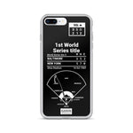 Greatest Mets Plays iPhone Case: 1st World Series title (1969)