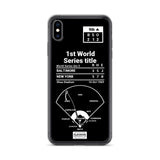 Greatest Mets Plays iPhone Case: 1st World Series title (1969)