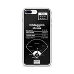 Greatest Yankees Plays iPhone Case: DiMaggio's streak (1941)