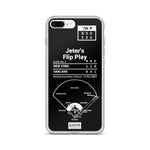 Greatest Yankees Plays iPhone Case: Jeter's Flip Play (2001)