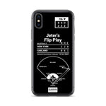 Greatest Yankees Plays iPhone Case: Jeter's Flip Play (2001)