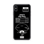 Greatest Yankees Plays iPhone Case: Jeter's Flip Play (2001)