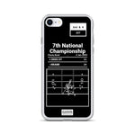 Greatest Ohio State Football Plays iPhone Case: 7th National Championship (2003)